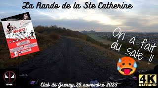 Rando de la Ste Catherine 2024 organisée par le CC Grenay circuit de 50 Km [upl. by Ahsinam]