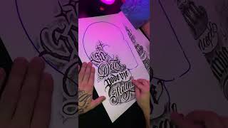 Só Deus pode me julgar tattoo caligrafiamoderna caligrafiaartistica tattoodesign cali [upl. by Dalis]