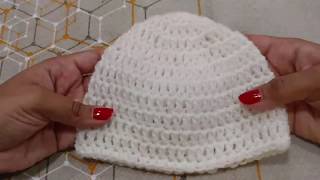 Easy amp Fast Crochet Baby Hat Basic [upl. by Ninaj21]