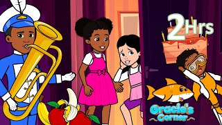 Just Be Brave  More Fun and Educational Kids Songs  Gracie’s Corner 2Hour Compilation [upl. by Saixela]