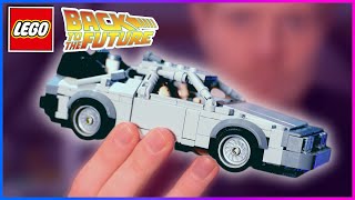 About that DELOREAN yes its not the LEGO ideas set Minifig scale BrickVault Delorean moc [upl. by Lednew753]