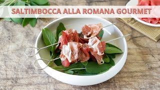 Saltimbocca alla romana  Ricette gourmet  Chef Deg  Saporie [upl. by Ocinemod]