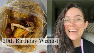 What I Want for My 30th Birthday  WISHLIST [upl. by Harimas]