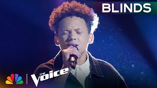 Jaylen Dunham Wins Coach Gwens REPLAY with His Cover of quotListenquot  The Voice Blind Auditions  NBC [upl. by Liw]