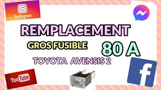 Remplacement Fusible prechauffage Toyota [upl. by Ranit]