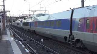 Freinage TGV Toulouse Paris en gare dAgen [upl. by Vince]