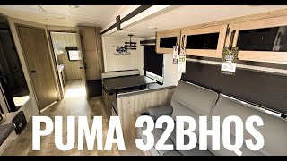 PUMA 32BHQS  GREAT FAMILY TRAVEL TRAILER [upl. by Lunneta213]