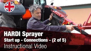 Instructional Video  HARDI sprayer start up  Connections  2 of 5 [upl. by Damalus626]