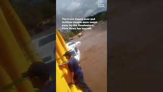 Tennessee factory workers swept away in Helene floodwaters [upl. by Laenaj890]