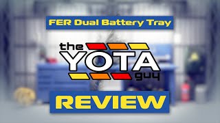 FER Dual Battery Tray kit Install and Review [upl. by Gish]