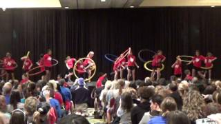 Rylander Hula Hoop Team  Run Rudolph Run  TAHPERD [upl. by Rohn621]