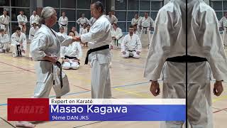 Stage National de Karaté Shotokan  Jean Pierre Lavorato et Masao Kagawa [upl. by Elleret]