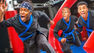 Ninja Warrior Youtubers Edition ft KSI Niko amp more [upl. by Adnalro828]