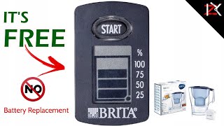 BRITA Water Filter Memo Timer is FREE  NO NEED TO REPLACE BATTERY  How To Change Brita Timer [upl. by Vanden]