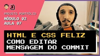 Como editar mensagem do commit com Git  Mód02  Aula 07 [upl. by Areemas]