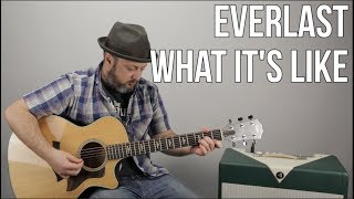 Everlast  What Its Like  Guitar Lesson Easy Acoustic Songs For Guitar [upl. by Nek]