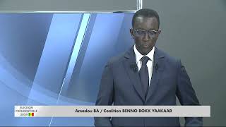 PRÉSIDENTIELLE2024  TEMPS DANTENNE AMADOU BA  Coalition BENNO BOKK YAAKAAR [upl. by Deehahs]