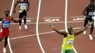 Jamaica Usain Bolt Crowd reaction Olympics World record HD [upl. by Ylrad44]