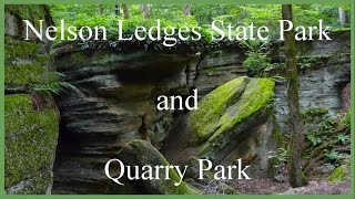 Nelson Ledges State Park amp Quarry Park  Phantom 3 Professional Drone [upl. by Cathey848]