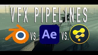 Blender VS After Effects VS Fusion VFX Compositor Comparison [upl. by Neelhtac911]