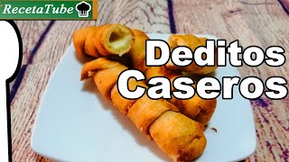 Como Preparar DEDITOS DE QUESO en casa muy FÁCIL DE HACER Receta casera  recetatube [upl. by Letisha]