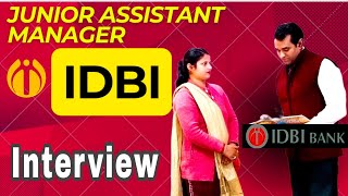 IDBI Bank Jr Assistant Manager interviewIDBI junior assistant manager interview important questions [upl. by Tristram]