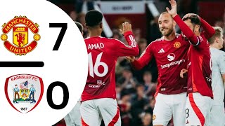 Antony Back His Scoring  Manchester United Vs Barnsley  All Goals amp Extended Highlight [upl. by Etom]