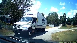 Lowes Delivery Truck Runs Me Off the Road [upl. by Annamarie162]