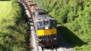 Irish Rail Timber Trains 3062014 [upl. by Tore523]