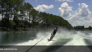 TY Oppenlander Ski 41 on the Sans Rival Waterski SR2 2011 [upl. by Divd293]