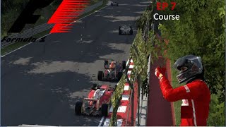 F1 2016  la carrière dAntonin UN S7  2 Laps To Go EP 7 Course FR [upl. by Arlinda]