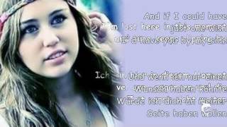 Miley CyrusStay Lyricsdeutsche Übersetzung [upl. by Meta]