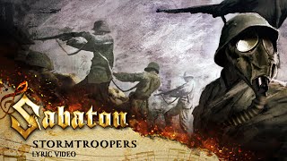 SABATON  Stormtroopers Official Lyric Video [upl. by Namyh]