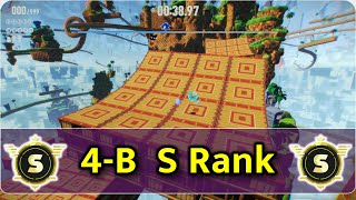 Sonic Frontiers Update 3  Cyberspace 4B S Rank [upl. by Mezoff221]