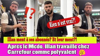 ILLAN TRAVAILLE MAINTENANT COMME EMPLOYÉ POLYVALENT CHEZ CARREFOUR SE MOQUE TIL DE SES FANS [upl. by Mcgannon]