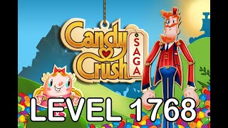 Candy Crush Saga Level 1768  AppLevelHelpercom [upl. by Aliza]