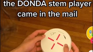 WHAT IS THE DONDA STEM PLAYER demonstration w sound [upl. by Nial]