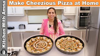 Amna Made 2 Large Cheezious Pizza at Home  Kitchen With Amna [upl. by Eadwina]