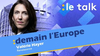 LE TALK  Valérie Hayer candidate Renaissance aux élections européennes [upl. by Ahsikit]