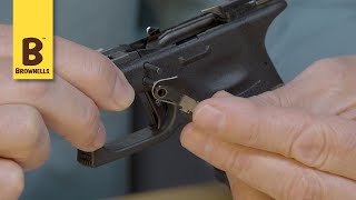 Quick Tip Glock® Slide Release Installation  Removal [upl. by Alaaj]