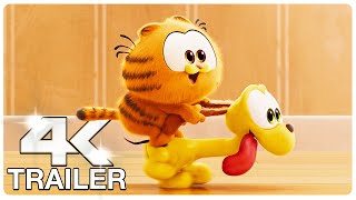 THE GARFIELD MOVIE  5 Minute Trailers 4K ULTRA HD NEW 2024 [upl. by Meryl956]