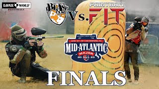 2023 NXL Mid Atlantic Major SemiPro Finals Match Paintball Fit vs Blast Camp RAW Footage [upl. by Ahseirej]