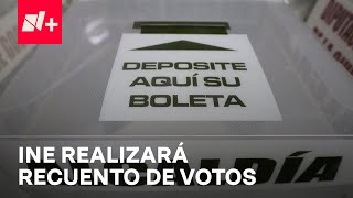 INE hará recuento voto por voto en 60  de casillas instaladas el 2 de junio  En Punto [upl. by Malsi]