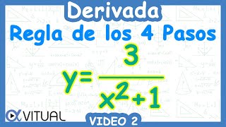 📏 Derivada Regla de los 4 Pasos  Video 2 [upl. by Derzon]