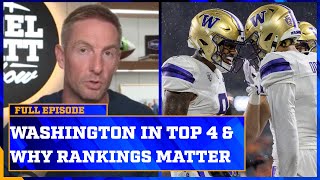 CFP Rankings Reaction Washington into the Top 4 Tennessee is still ranked  amp why that matters [upl. by Tennaj]