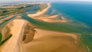 Cacela Velha and Ria Formosa aerial view  Algarve [upl. by Maxwell791]