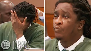 Young Thug Breaks Down in Tears After Hearing Release Date [upl. by Bois]