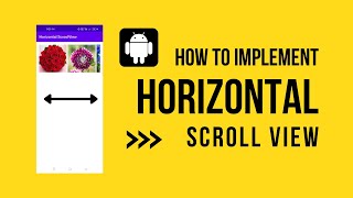 How to implement Horizontal Scroll View in android  horizontal scroll view  Innovative Programmer [upl. by Kieger]