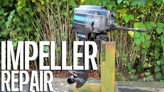 HOWTO Impeller water pump Replacement In Mercury Outboard Motor [upl. by Niwdla]