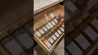 alphabetizing my spice drawer 🤌 spiceasmr organization organize shortsvideo organize [upl. by Trebmer539]